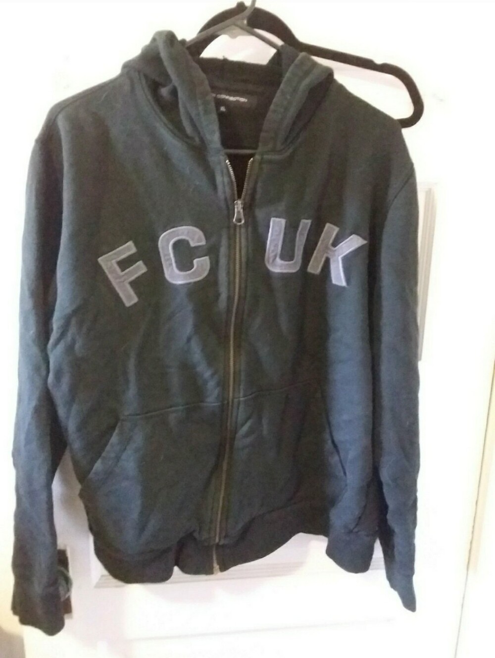 Y2k FCUK French Connection zip up